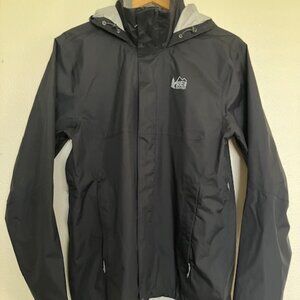 Men's small REI black rain jacket